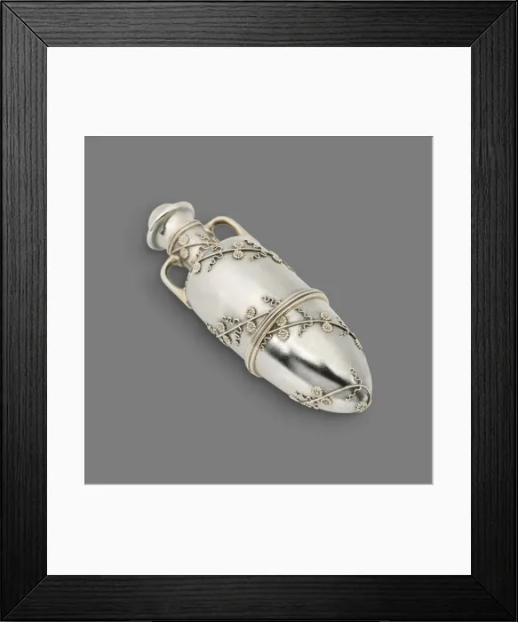 Framed Print : Fern and Daisy Perfume Bottle No. 2661, 1870 / 75. Creator: Tiffany & Co Framed Print : Fern and Daisy Perfume Bottle No. 2661, 1870 / 75. Creator: Tiffany & Co