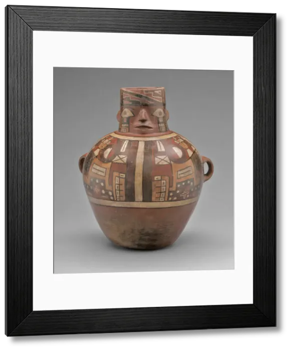 Framed Print : Jar in the Form of an Abstract Human Figure, A. D. 700 / 1000. Creator: Unknown Framed Print : Jar in the Form of an Abstract Human Figure, A. D. 700 / 1000. Creator: Unknown