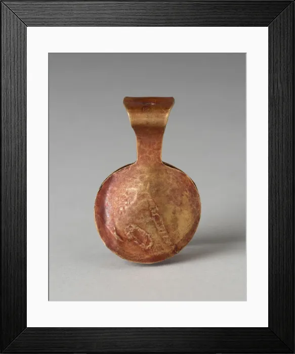 Framed Print : Circular Tweezers, Probably A. D. 1000 / 1400. Creator: Unknown Framed Print : Circular Tweezers, Probably A. D. 1000 / 1400. Creator: Unknown
