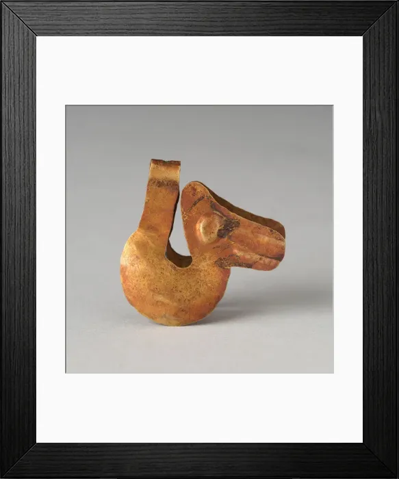 Framed Print : Tweezers in the Shape of a Bird, Probably A. D. 1000 / 1400. Creator: Unknown Framed Print : Tweezers in the Shape of a Bird, Probably A. D. 1000 / 1400. Creator: Unknown