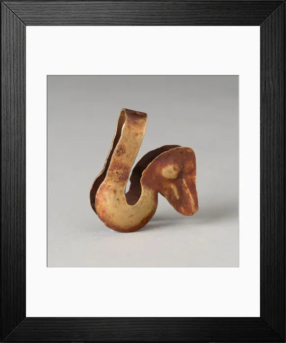 Framed Print : Tweezers in the Shape of a Bird, Probably A. D. 1000 / 1400. Creator: Unknown Framed Print : Tweezers in the Shape of a Bird, Probably A. D. 1000 / 1400. Creator: Unknown
