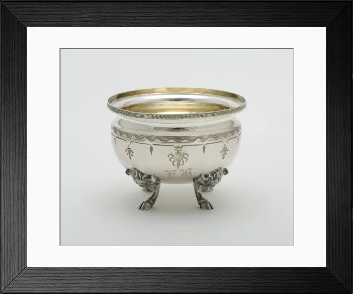 Framed Print : Waste Bowl, part of Tea and Coffee Service, 1878. Creator: Rogers Smith and Company Framed Print : Waste Bowl, part of Tea and Coffee Service, 1878. Creator: Rogers Smith and Company