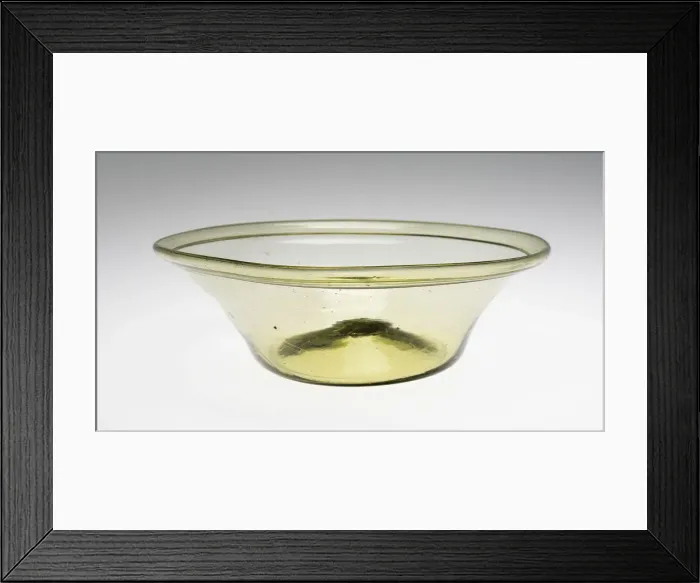 Framed Print : Bowl, 1821 / 29. Creator: Mantua Glass Framed Print : Bowl, 1821 / 29. Creator: Mantua Glass