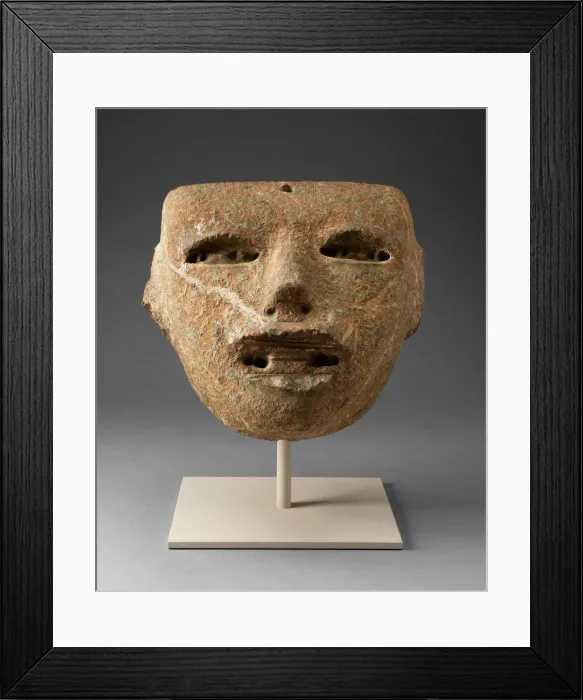 Framed Print : Ritual Mask, A. D. 300 / 750. Creator: Unknown Framed Print : Ritual Mask, A. D. 300 / 750. Creator: Unknown