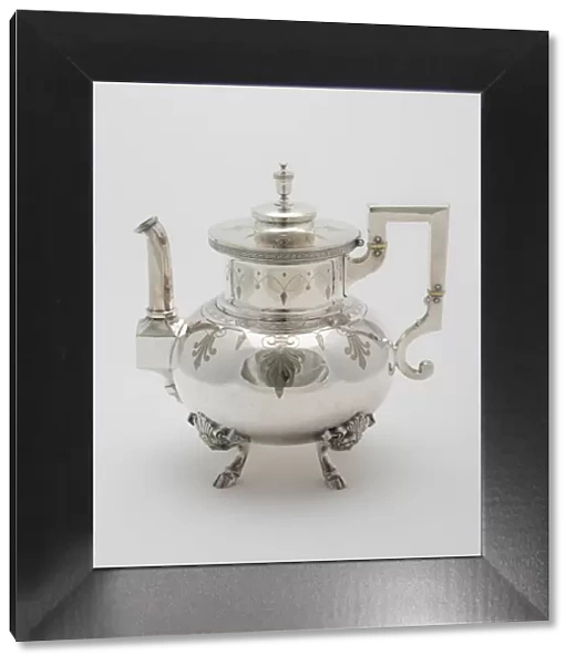 Teapot, part of Tea and Coffee Service, 1878. Creator: Rogers Smith and Company