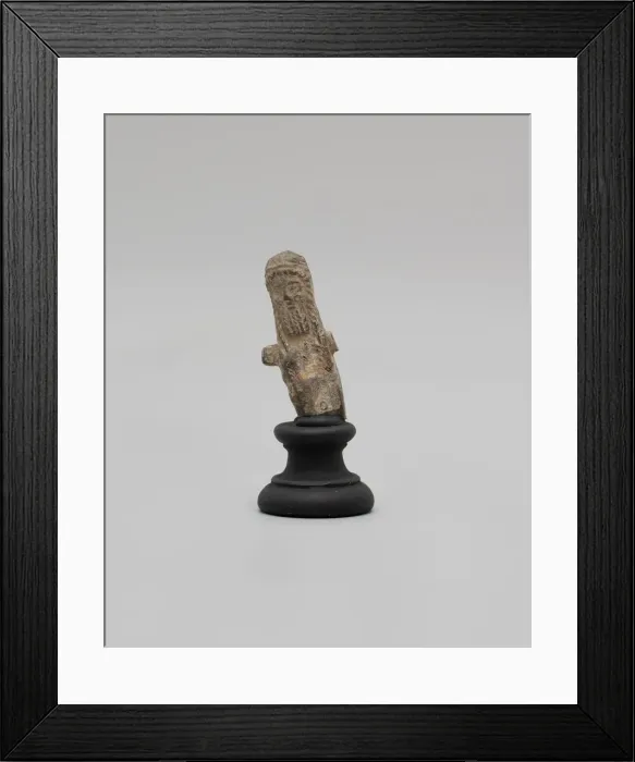 Framed Print : Fragment of a Herm, (3rd-2nd century BCE ?). Creator: Unknown Framed Print : Fragment of a Herm, (3rd-2nd century BCE ?). Creator: Unknown