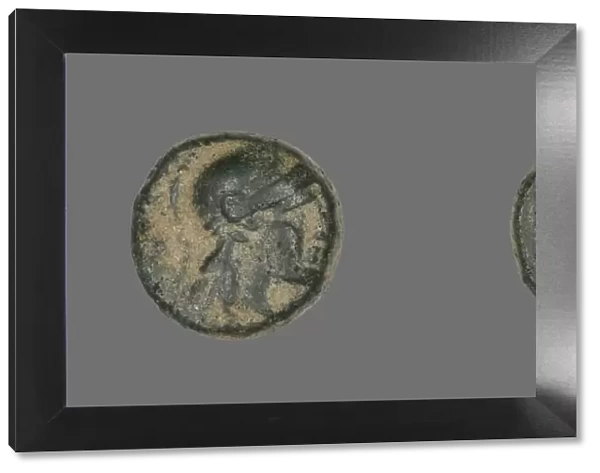 Coin Depicting the Goddess Athena, about 300-200 BCE. Creator: Unknown