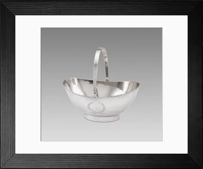 Framed Print : Sweetmeat Basket, 1791 / 1800. Creator: William Garrett Forbes Framed Print : Sweetmeat Basket, 1791 / 1800. Creator: William Garrett Forbes