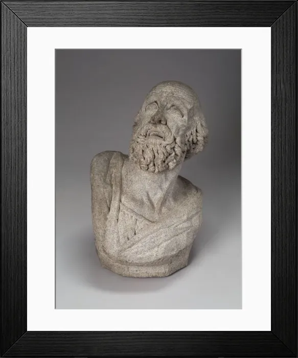 Framed Print : Saint Stephen, 1860. Creator: William Rimmer Framed Print : Saint Stephen, 1860. Creator: William Rimmer