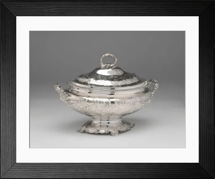 Framed Print : Tureen, 1852. Creator: William Gale & Son Framed Print : Tureen, 1852. Creator: William Gale & Son