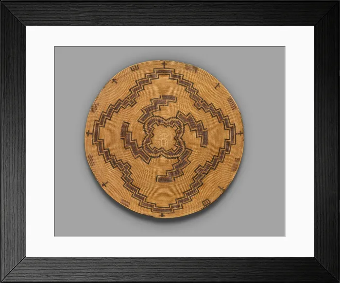 Framed Print : Polychrome Gambling Tray, 1890 / 1900. Creator: Unknown Framed Print : Polychrome Gambling Tray, 1890 / 1900. Creator: Unknown