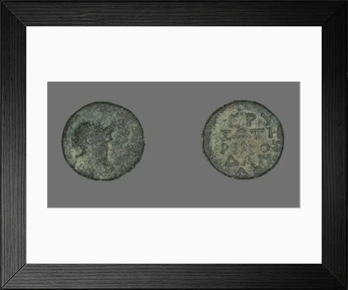 Framed Print : Coin Depicting the Goddess Athena, 300-200 BCE. Creator: Unknown Framed Print : Coin Depicting the Goddess Athena, 300-200 BCE. Creator: Unknown