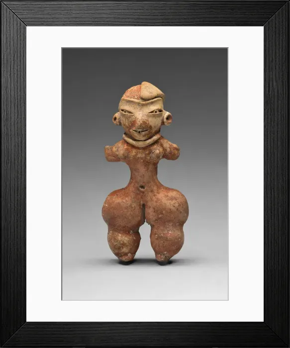 Framed Print : Female Figurine, 700 / 600 B. C. Creator: Unknown Framed Print : Female Figurine, 700 / 600 B. C. Creator: Unknown