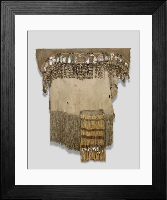 Framed Print : Dance Skirt and Apron, 1850 / 60. Creator: Unknown Framed Print : Dance Skirt and Apron, 1850 / 60. Creator: Unknown