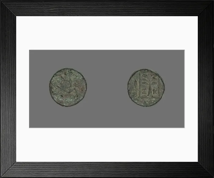 Framed Print : Coin Depicting Pegasus, 4th century BCE. Creator: Unknown Framed Print : Coin Depicting Pegasus, 4th century BCE. Creator: Unknown