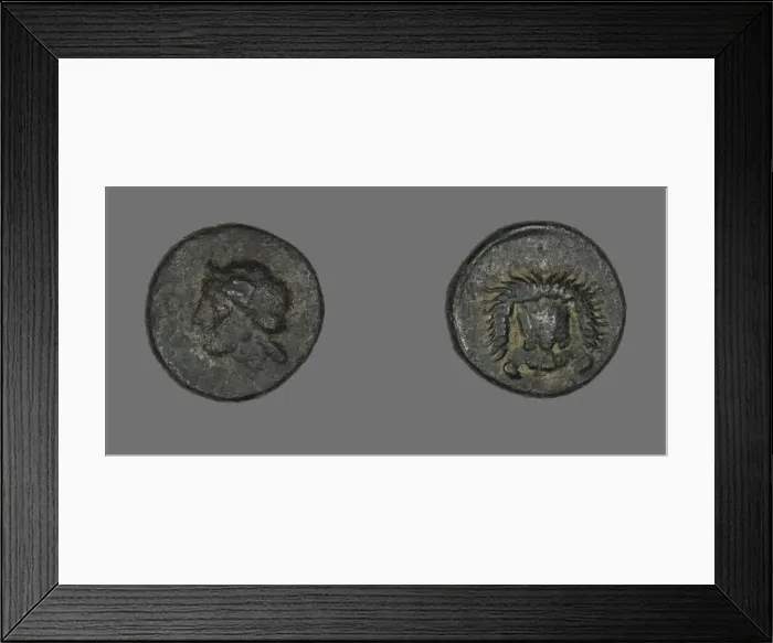 Framed Print : Coin Depicting the Goddess Hera (?), 5th century BCE. Creator: Unknown Framed Print : Coin Depicting the Goddess Hera (?), 5th century BCE. Creator: Unknown