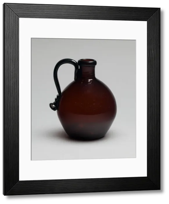 Framed Print : Blown glass jug, 1815 / 30. Creator: Unknown Framed Print : Blown glass jug, 1815 / 30. Creator: Unknown