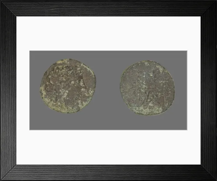 Framed Print : Coin Depicting the God Apollo, 2nd-1st century BCE. Creator: Unknown Framed Print : Coin Depicting the God Apollo, 2nd-1st century BCE. Creator: Unknown