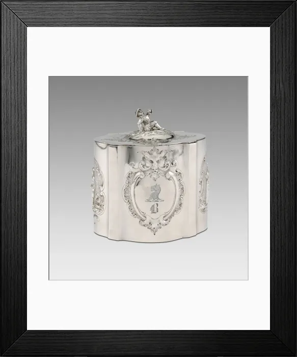 Framed Print : Tea Caddy, 1850 / 57. Creators: Vincent Laforme, Francis J. Laforme Framed Print : Tea Caddy, 1850 / 57. Creators: Vincent Laforme, Francis J. Laforme