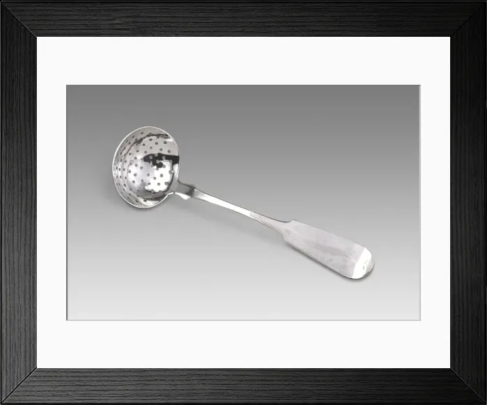 Framed Print : Strainer Spoon, 1836 / 38. Creator: Watson & Brown Framed Print : Strainer Spoon, 1836 / 38. Creator: Watson & Brown