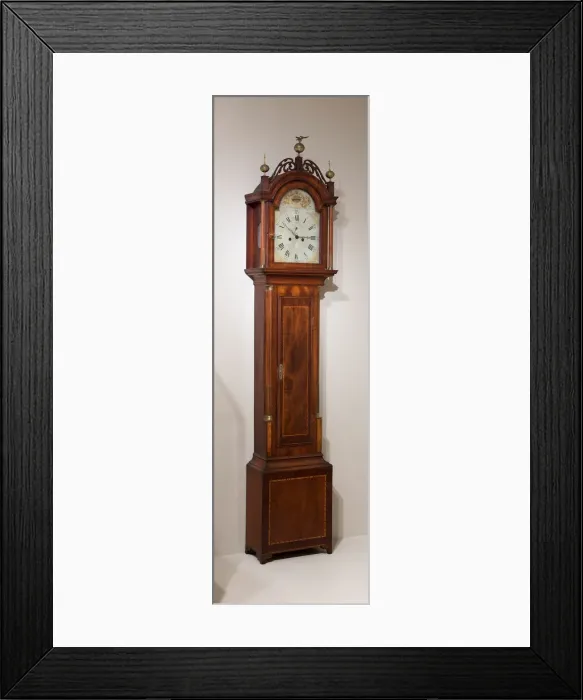 Framed Print : Tall Case Clock, 1806. Creator: Aaron Willard Framed Print : Tall Case Clock, 1806. Creator: Aaron Willard