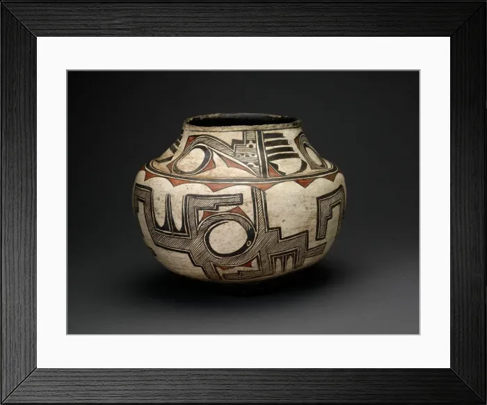 Framed Print : Polychrome Jar, c. 1890. Creator: Unknown Framed Print : Polychrome Jar, c. 1890. Creator: Unknown