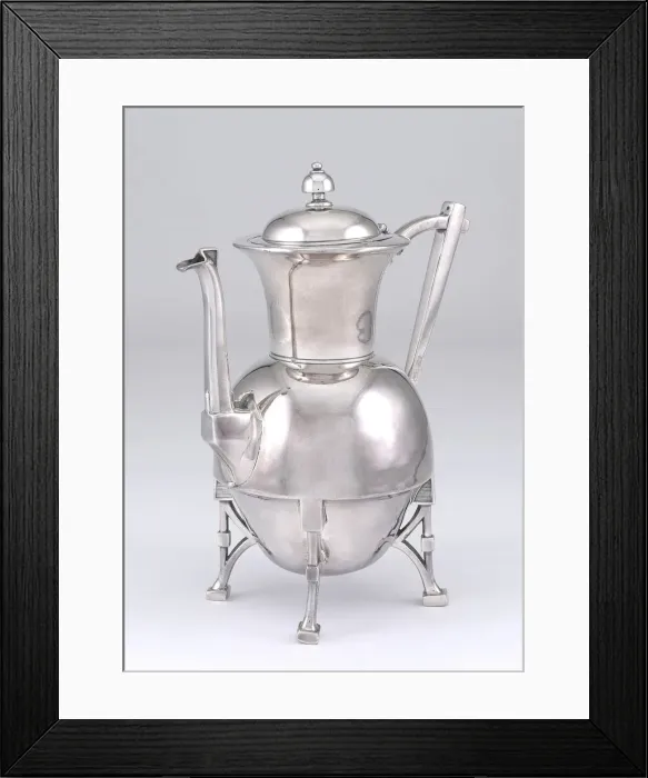 Framed Print : Coffee pot or teapot, 1870 / 73. Creator: Webster Manufacturing Company Framed Print : Coffee pot or teapot, 1870 / 73. Creator: Webster Manufacturing Company