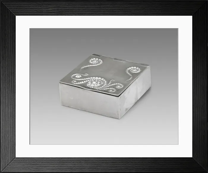 Framed Print : Box, 1881 / 90. Creator: Whiting Manufacturing Co Framed Print : Box, 1881 / 90. Creator: Whiting Manufacturing Co