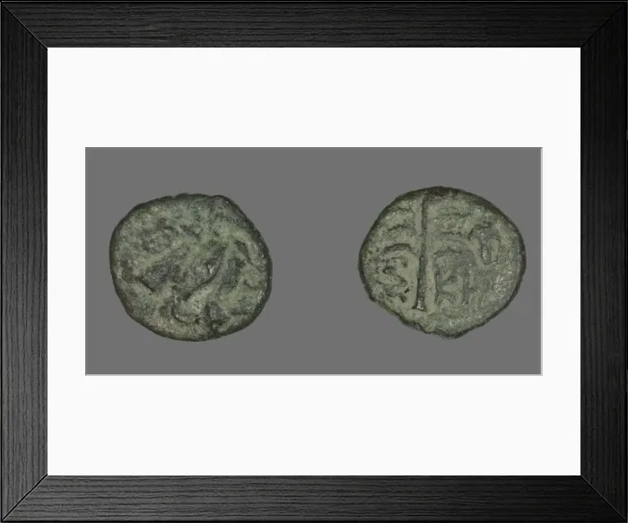 Framed Print : Coin Depicting Pegasus, 4th-3rd century BCE. Creator: Unknown Framed Print : Coin Depicting Pegasus, 4th-3rd century BCE. Creator: Unknown