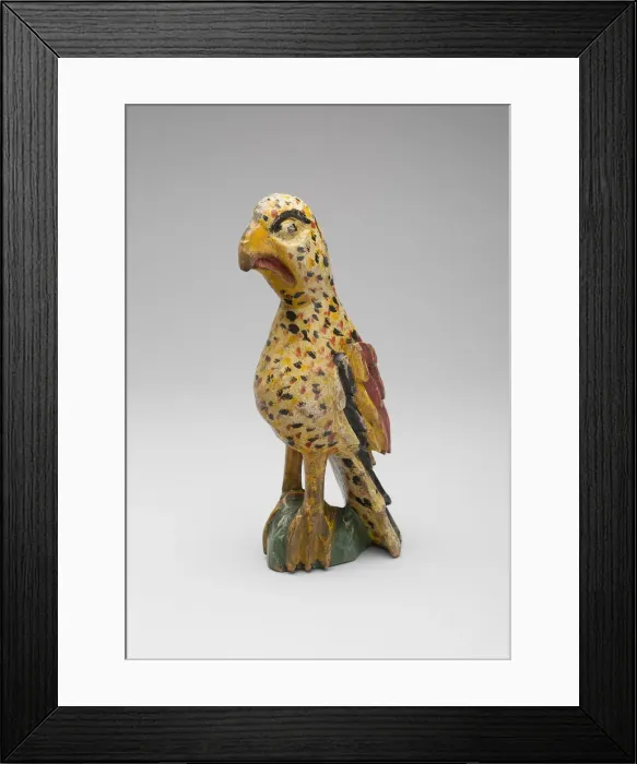 Framed Print : Parrot, 1870 / 90. Creator: Wilhelm Schimmel Framed Print : Parrot, 1870 / 90. Creator: Wilhelm Schimmel