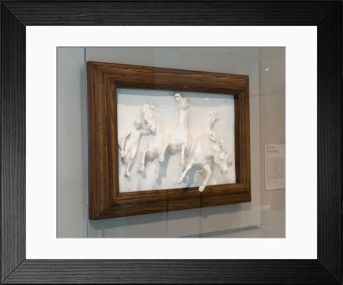 Framed Print : The Horses of Anahita, Modeled 1848 / 50, cast 1882 / 1910. Creator: William Morris Hunt Framed Print : The Horses of Anahita, Modeled 1848 / 50, cast 1882 / 1910. Creator: William Morris Hunt