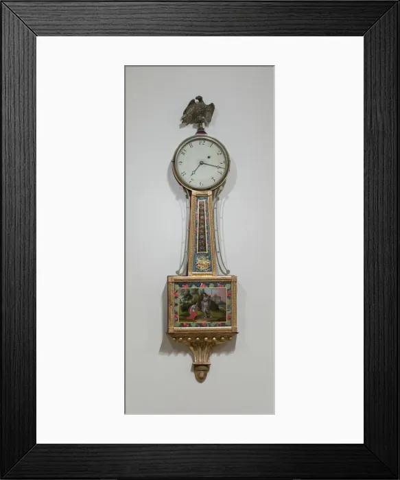 Framed Print : Timepiece, 1802 / 5. Creator: Unknown Framed Print : Timepiece, 1802 / 5. Creator: Unknown