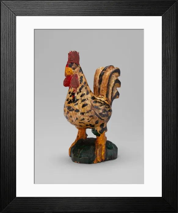 Framed Print : Rooster, 1870 / 90. Creator: Wilhelm Schimmel Framed Print : Rooster, 1870 / 90. Creator: Wilhelm Schimmel