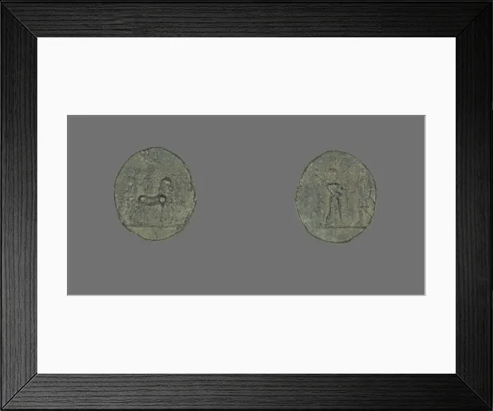 Framed Print : Coin Depicting the Goddess Artemis, after 190 BCE. Creator: Unknown Framed Print : Coin Depicting the Goddess Artemis, after 190 BCE. Creator: Unknown