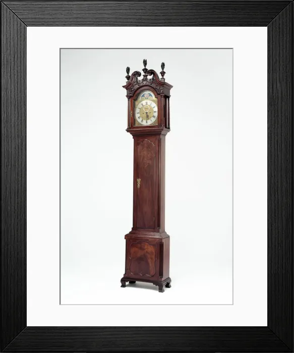 Framed Print : Tall Case Clock, 1765 / 75. Creator: Unknown Framed Print : Tall Case Clock, 1765 / 75. Creator: Unknown