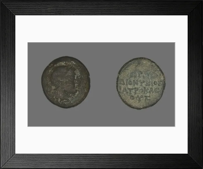 Framed Print : Coin Depicting the Goddess Athena, 300-200 BCE. Creator: Unknown Framed Print : Coin Depicting the Goddess Athena, 300-200 BCE. Creator: Unknown