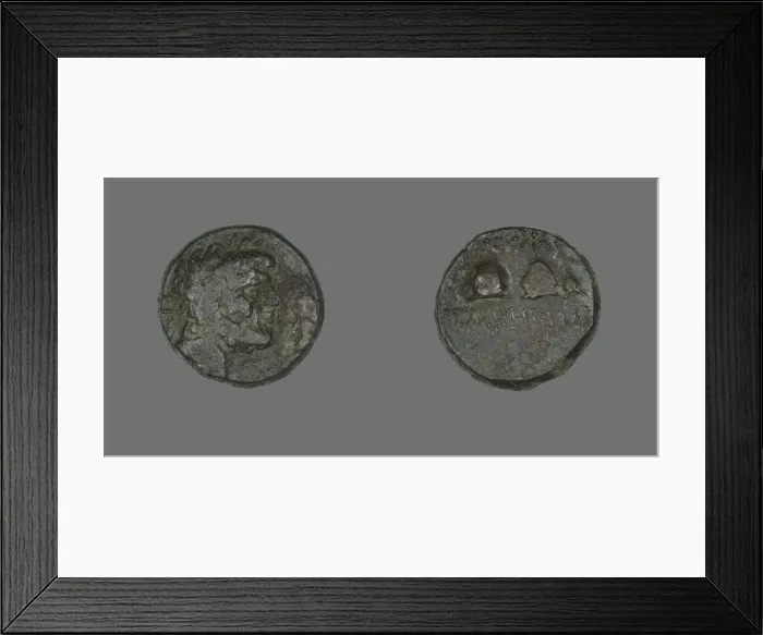 Framed Print : Coin Depicting the God Zeus, 1st century BCE. Creator: Unknown Framed Print : Coin Depicting the God Zeus, 1st century BCE. Creator: Unknown