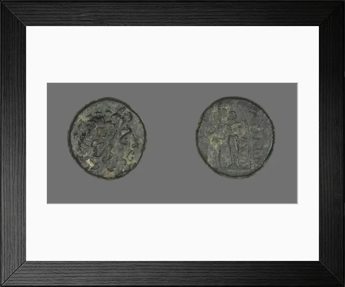 Framed Print : Coin Depicting the God Zeus, 133-48 BCE. Creator: Unknown Framed Print : Coin Depicting the God Zeus, 133-48 BCE. Creator: Unknown