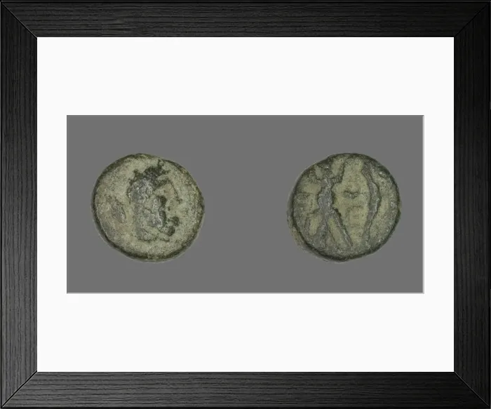 Framed Print : Coin Depicting the Hero Herakles, 2nd-1st century BCE. Creator: Unknown Framed Print : Coin Depicting the Hero Herakles, 2nd-1st century BCE. Creator: Unknown