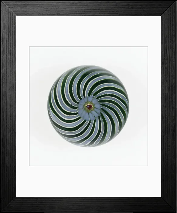 Framed Print : Paperweight, Clichy, c. 1845-55. Creator: Clichy Glassworks Framed Print : Paperweight, Clichy, c. 1845-55. Creator: Clichy Glassworks