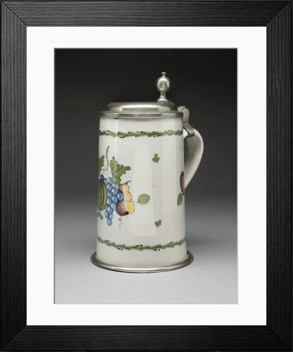 Framed Print : Tankard, Salzburg, 18th century. Creator: Unknown Framed Print : Tankard, Salzburg, 18th century. Creator: Unknown
