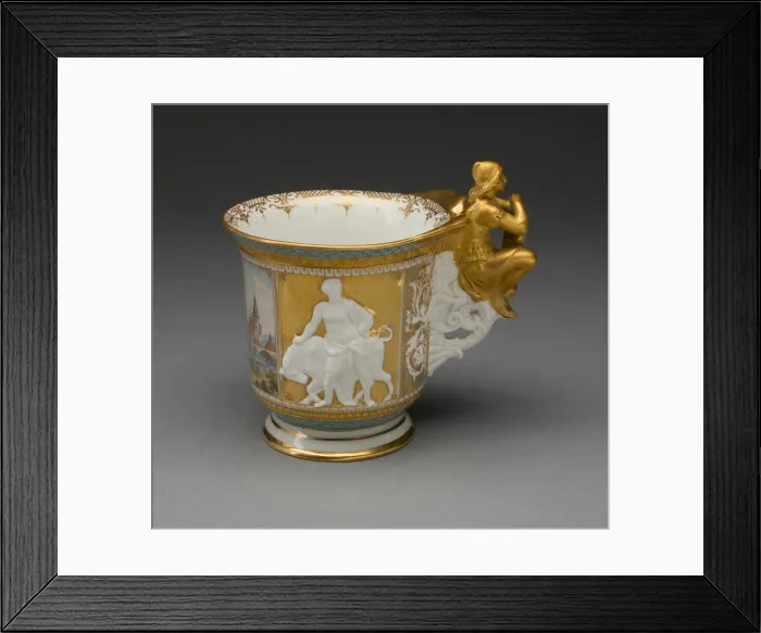 Framed Print : Cup, Berlin, 1850 / 70. Creator: Konigliche Porzellan-Manufaktur Framed Print : Cup, Berlin, 1850 / 70. Creator: Konigliche Porzellan-Manufaktur