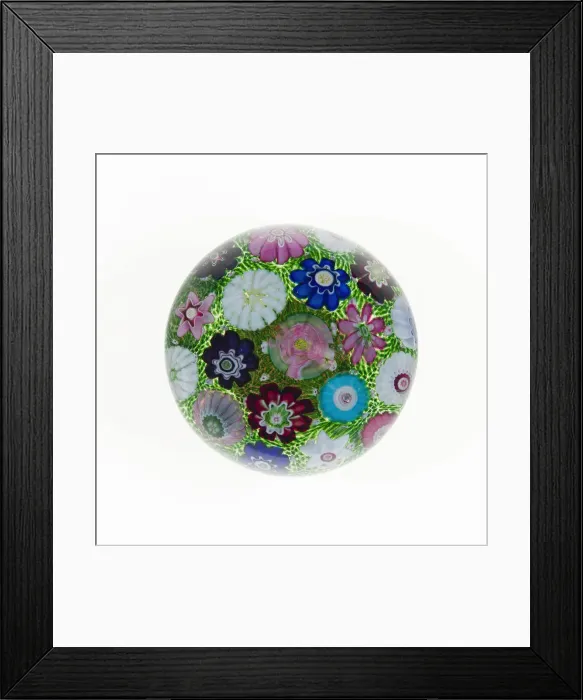 Framed Print : Paperweight, France, c. 1845  /  60. Creator: Clichy Glassworks