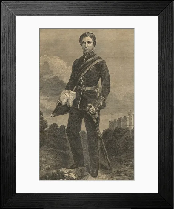 Framed Print : Souvenir Handkerchief Commemorating Visit of His Royal Highness Prince of Wales to Framed Print : Souvenir Handkerchief Commemorating Visit of His Royal Highness Prince of Wales to