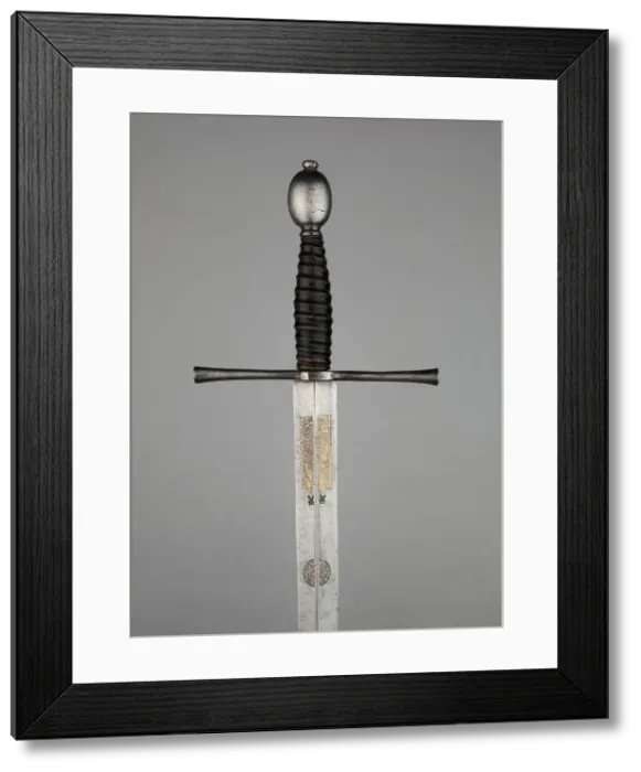 Framed Print : Composite Sword, Munich, dated 1538 [at a later date]. Creator: Melchior Diefstetter