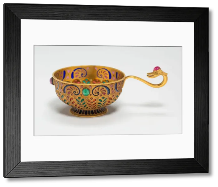 Framed Print : Miniature Cup, Russia, c. 1900. Creator: Alfred Tillander Framed Print : Miniature Cup, Russia, c. 1900. Creator: Alfred Tillander