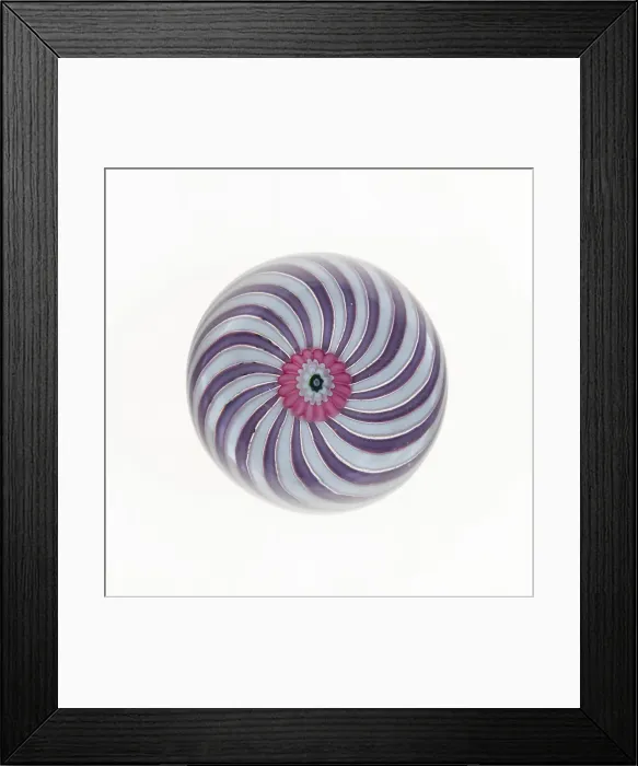 Framed Print : Paperweight, Clichy, 19th century. Creator: Clichy Glassworks Framed Print : Paperweight, Clichy, 19th century. Creator: Clichy Glassworks