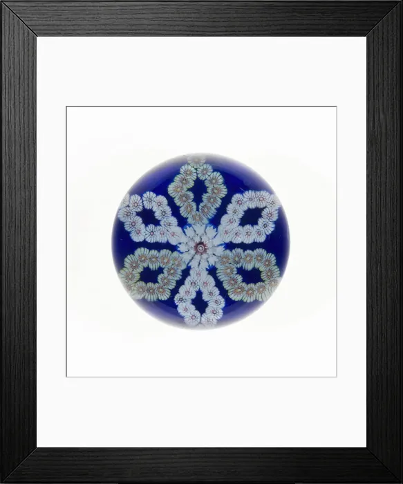 Framed Print : Paperweight, France, c. 1845 / 60. Creator: Clichy Glassworks Framed Print : Paperweight, France, c. 1845 / 60. Creator: Clichy Glassworks