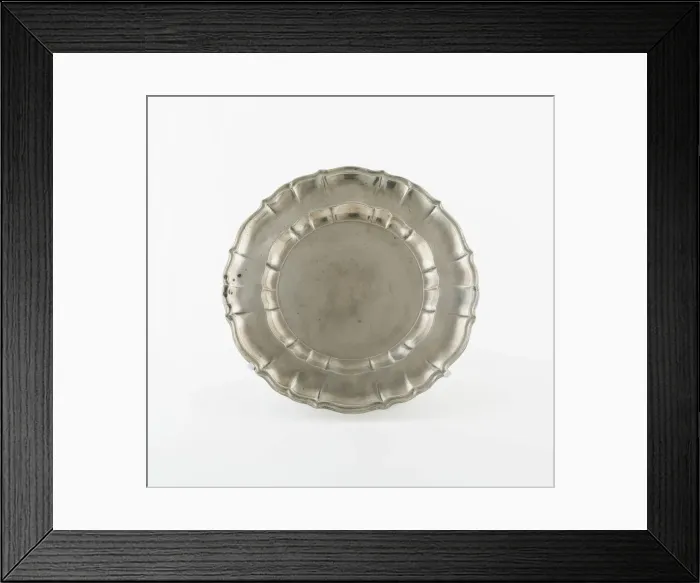 Framed Print : Plate, Austria, c. 1745. Creator: Anton Singer Framed Print : Plate, Austria, c. 1745. Creator: Anton Singer