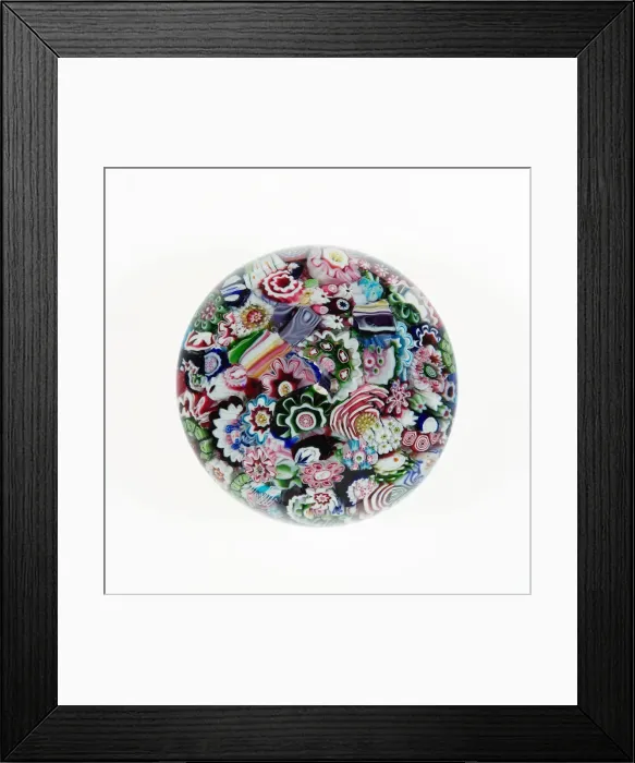 Framed Print : Paperweight, Clichy, 1845 / 70. Creator: Clichy Glassworks Framed Print : Paperweight, Clichy, 1845 / 70. Creator: Clichy Glassworks